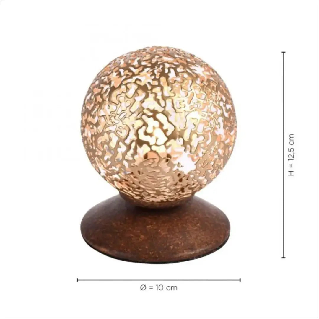 Stalinis šviestuvas DI12222 - €22 Save 50% __label:Pristatymas 1-2 d.d., color-auksine, color-ruda, interjeras,