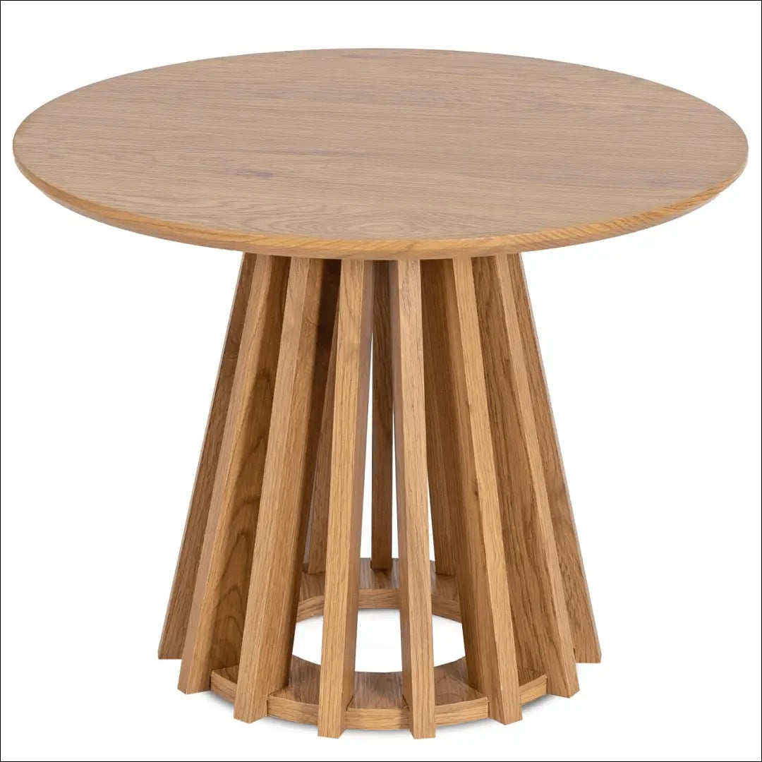 Staliukas apvalus iš MDF ąžuolo spalvos TE317 - €156 Save 15% 100-200, __label:Pristatymas 5-14 d.d., elite, uzsakomi,