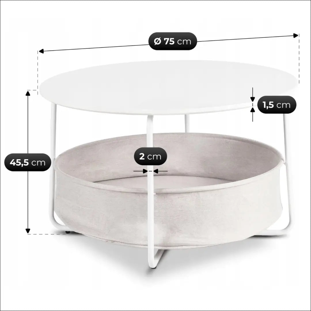 Staliukas baltas/smėlinis TE2575 - €85.05 Save 15% __label:Pristatymas 5-14 d.d., Newelite Naujausi produktai | Namų