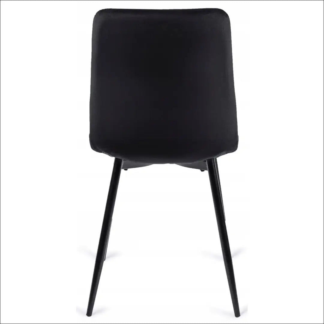 Stalo 102–142 cm ąžuolo/juodos spalvos ir 6 juodų kėdžių komplektas TE2416 - €356 Save 15% __label:Pristatymas 5-14