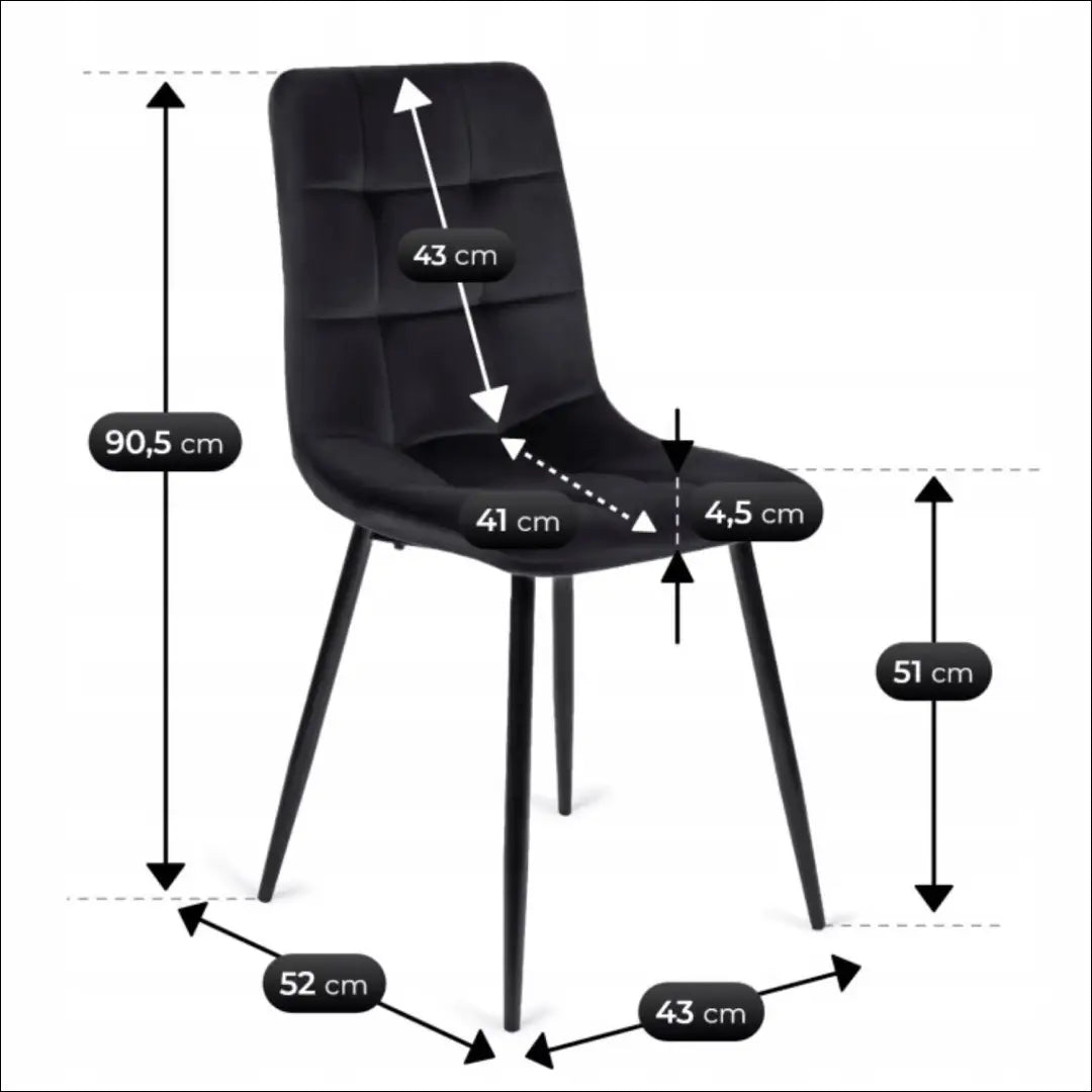 Stalo 102–142 cm ąžuolo/juodos spalvos ir 6 juodų kėdžių komplektas TE2416 - €356 Save 15% __label:Pristatymas 5-14