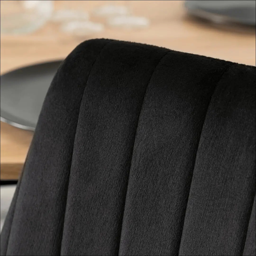 Stalo 102–142 cm „Artisan Oak/Black“ ir 4 juodų kėdžių komplektas TE2412 - €351 Save 15% __label:Pristatymas 5-14 d.d.,