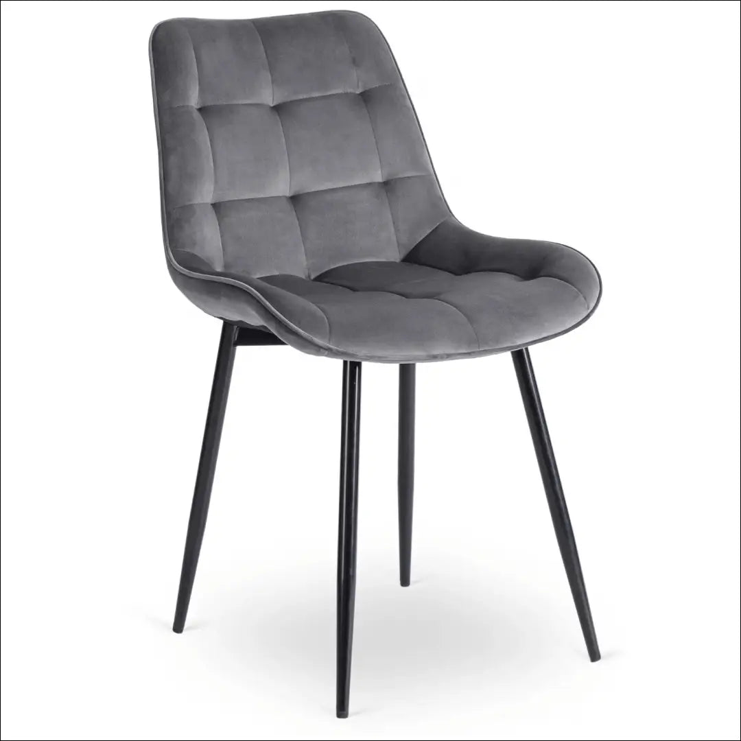 Stalo 102–142 cm ąžuolo spalvos/juodo atspalvio ir 4 kėdžių pilkų komplektas TE2420 - €325 Save 15% __label:Pristatymas