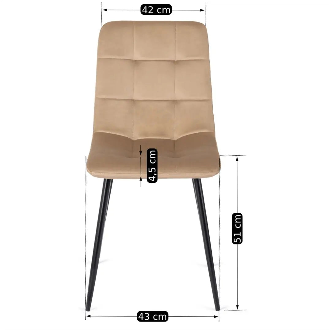Stalo 102–142 cm ąžuolo spalvos/juodo atspalvio ir 4 smėlio spalvos kėdžių komplektas TE2423 - €292.49 Save 15%