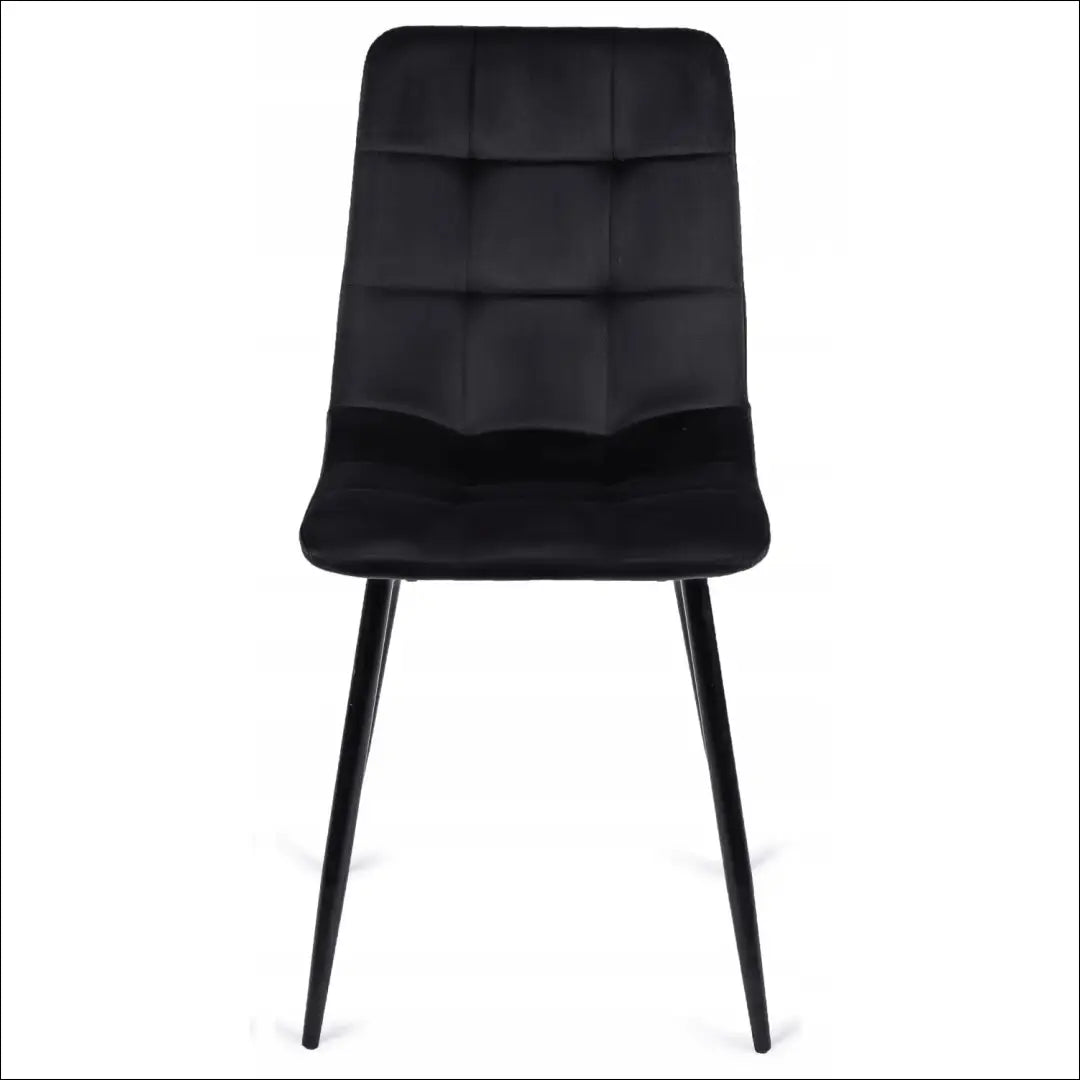 Stalo 102–142 cm ąžuolo spalvos/juodos spalvos ir 4 juodų kėdžių komplektas TE2426 - €292.49 Save 15%