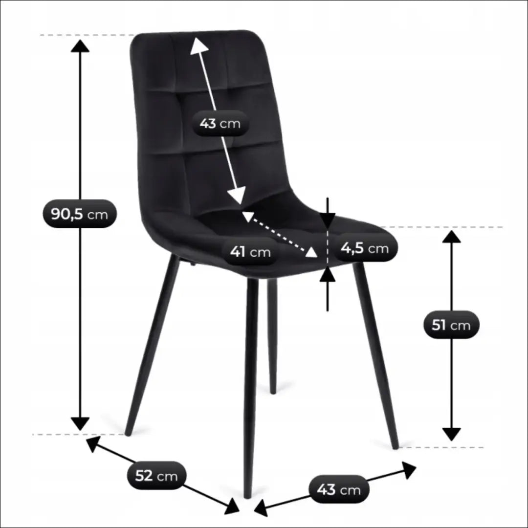 Stalo 102–142 cm ąžuolo spalvos/juodos spalvos ir 4 juodų kėdžių komplektas TE2426 - €292.49 Save 15%