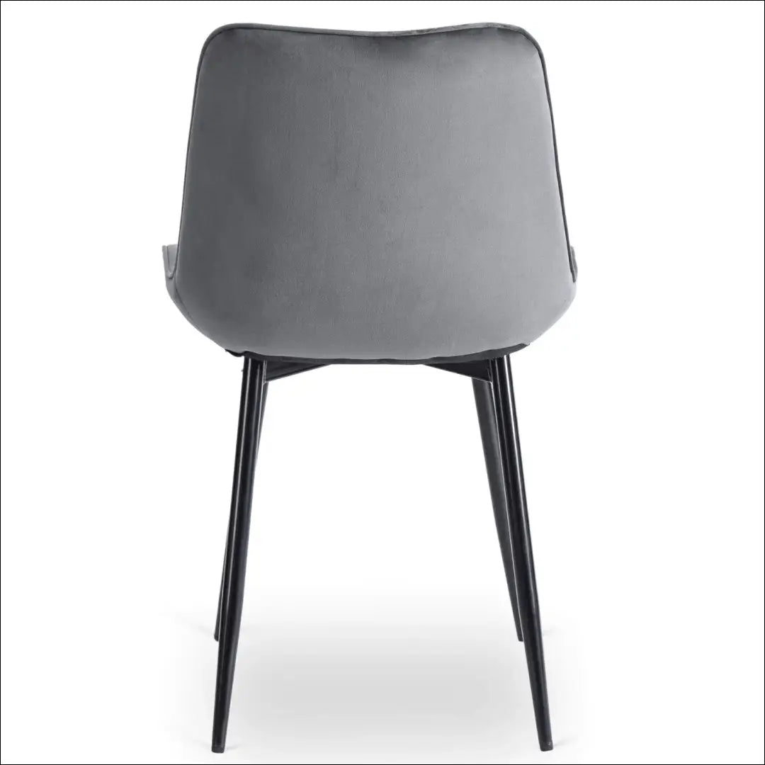 Stalo 102–142 cm ąžuolo spalvos/juodos spalvos ir 6 pilkų kėdžių komplektas TE2421 - €403.23 Save 15%