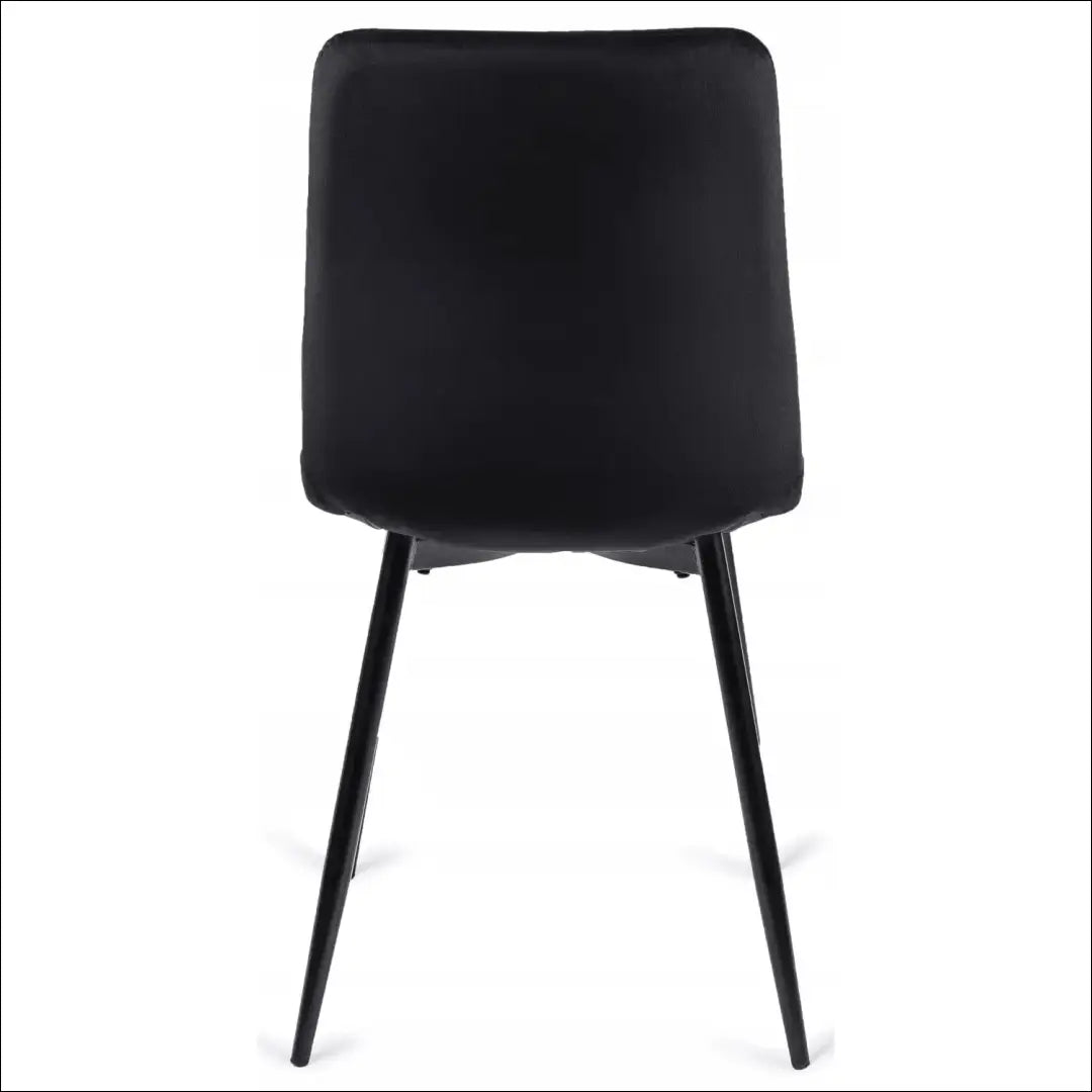 Stalo 102–142 cm ąžuolo spalvos/juodos spalvos ir 6 juodų kėdžių komplektas TE2427 - €356 Save 15% __label:Pristatymas