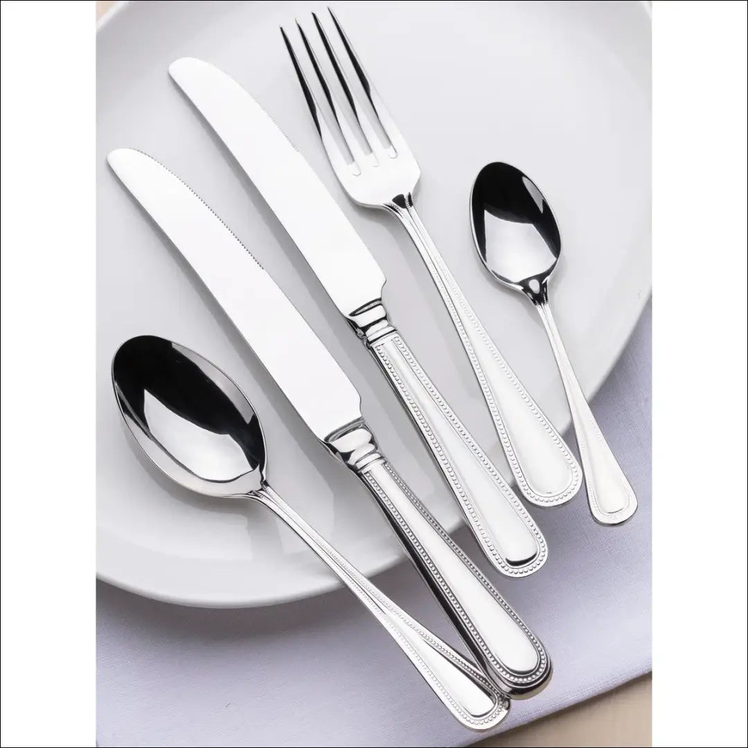 Stalo įrankių komplektas (12 asmenų) DI10897 - €74 Save 50% 50-100, __label:Pristatymas 1-2 d.d., color-sidabrine,