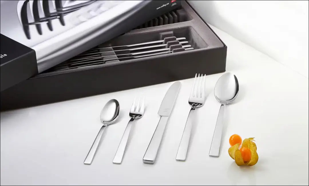 Stalo įrankių komplektas (12 žmonių) DI11352 - €84 Save 50% 50-100, __label:Pristatymas 1-2 d.d., color-sidabrine,