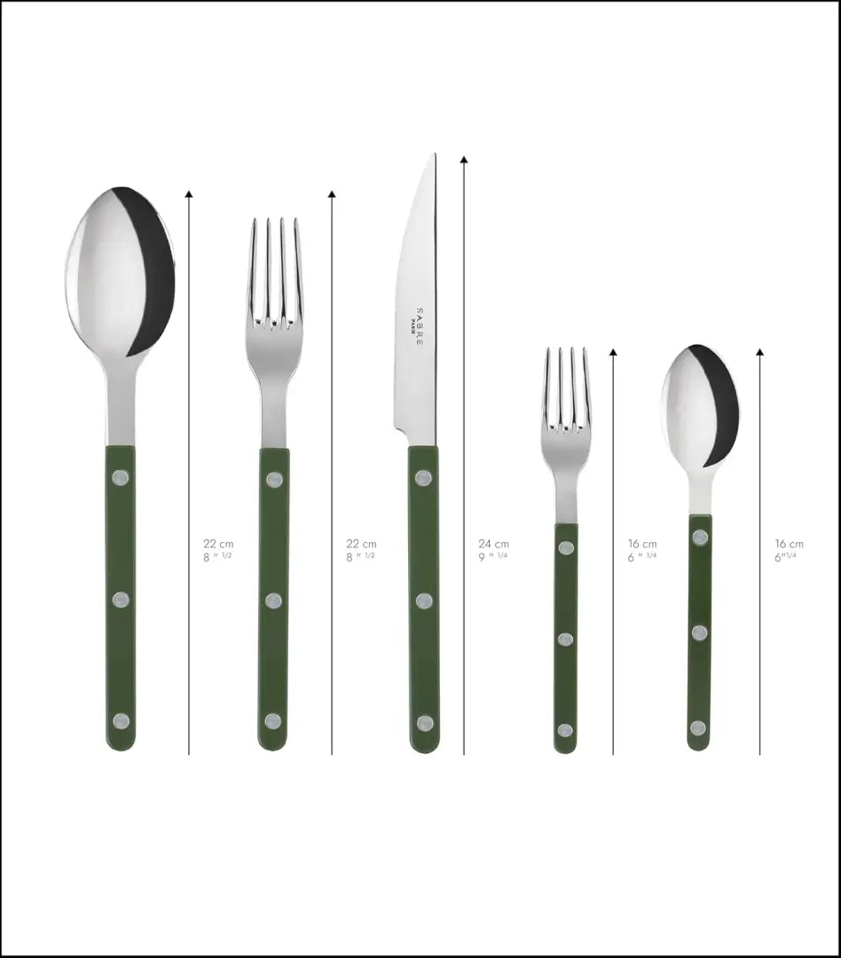 Stalo įrankių komplektas (6 asmenims) DI10712 - €117 Save 50% 100-200, __label:Pristatymas 1-2 d.d., color-zalia,