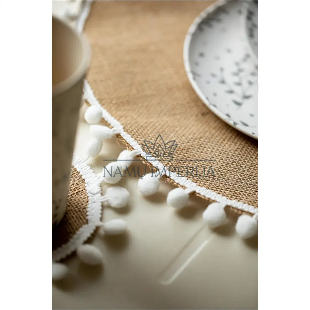 Stalo padėkliukas DI9055 - €3 Save 50% __label:Pristatymas 1-2 d.d., color-balta, color-smelio, material-dziutas,