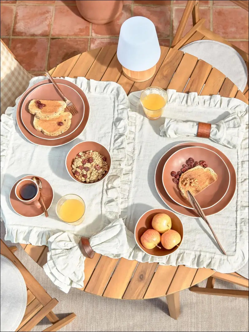 Stalo padėkliukų komplektas (2vnt) DI4602 - €9 Save 65% __label:Pristatymas 1-2 d.d., color-smelio, material-linas,