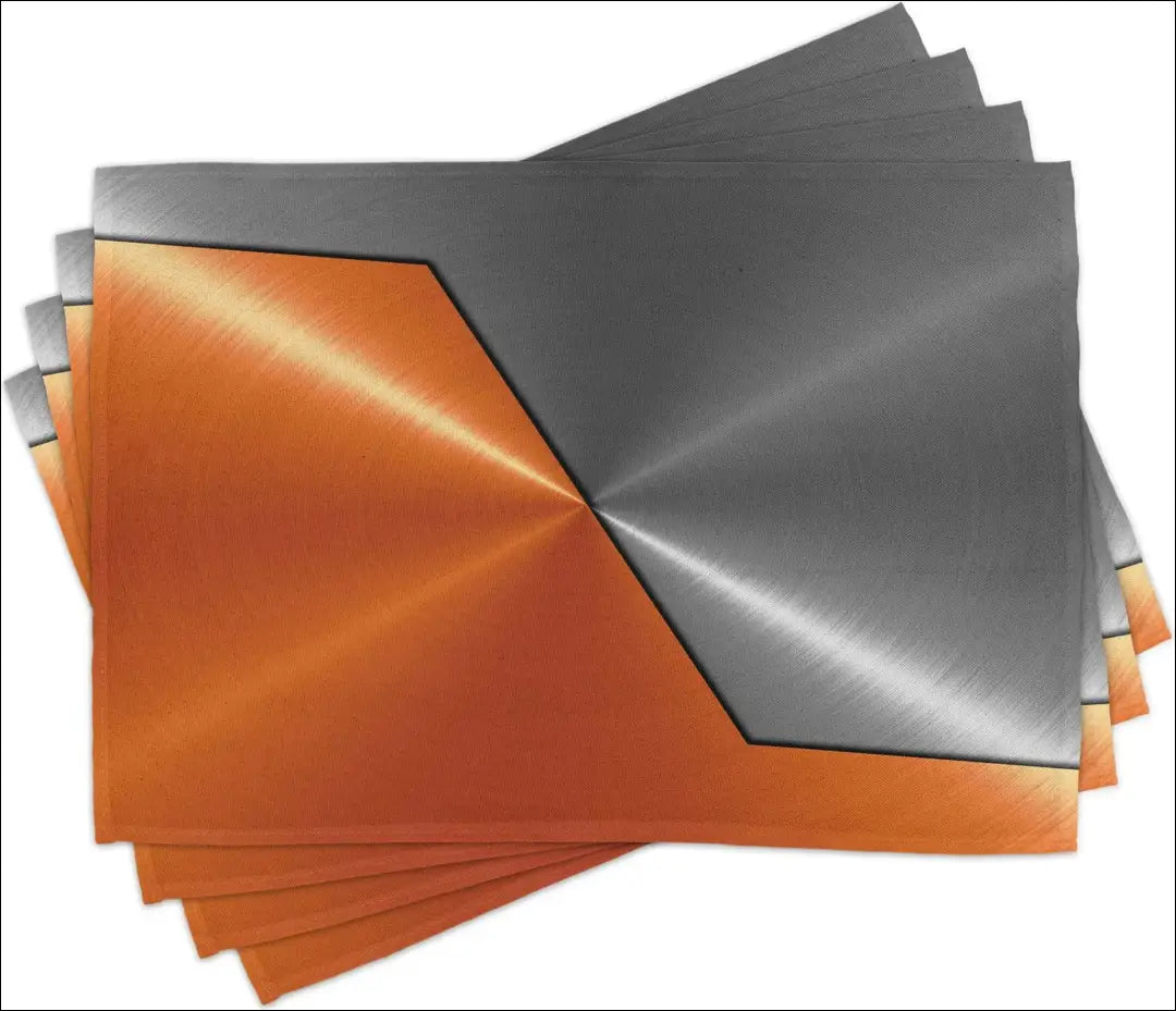 Stalo padėkliukų komplektas (4vnt) DI11467 - €8 Save 50% __label:Pristatymas 1-2 d.d., color-oranzine, color-pilka,