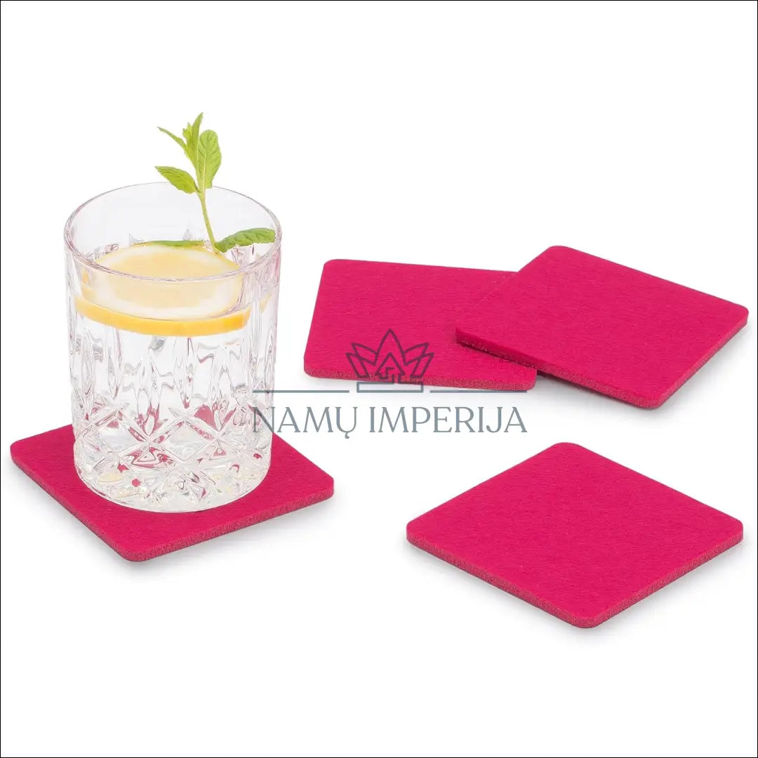 Stalo padėkliukų komplektas (4vnt) DI8835 - €4 Save 50% __label:Pristatymas 1-2 d.d., color-rozine, staltieses,