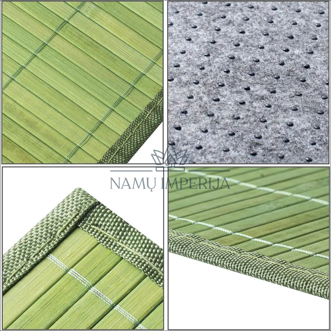 Stalo padėkliukų komplektas (6vnt) DI8815 - €21 Save 50% __label:Pristatymas 1-2 d.d., color-zalia, material-bambukas,