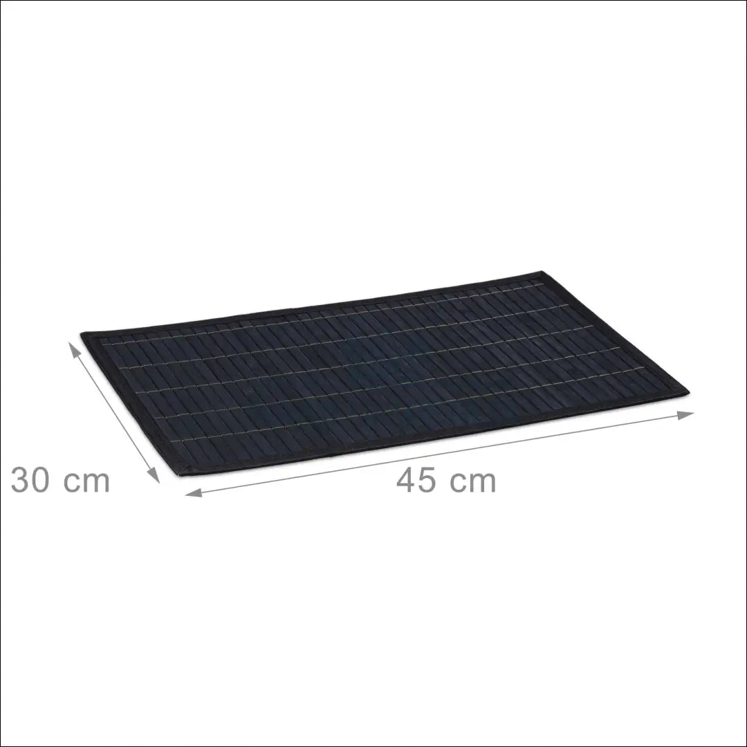 Stalo padėkliukų komplektas (6vnt) DI9320 €10 Save 55% __label:Pristatymas 1 2 d.d., color juoda, material bambukas,