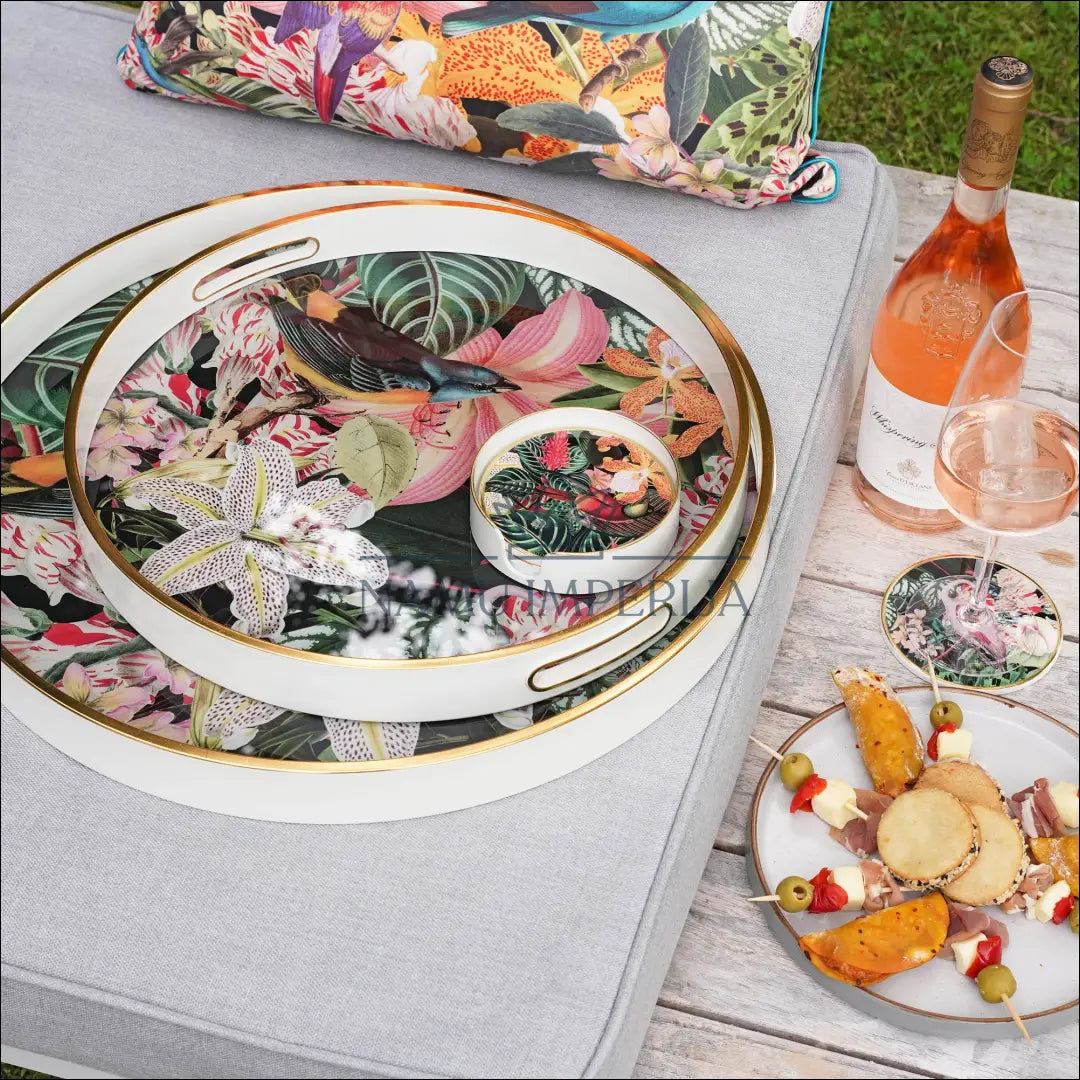 Stalo padėkliukų komplektas dėkle DI8981 - €13 Save 50% __label:Pristatymas 1-2 d.d., color-auksine, color-balta,