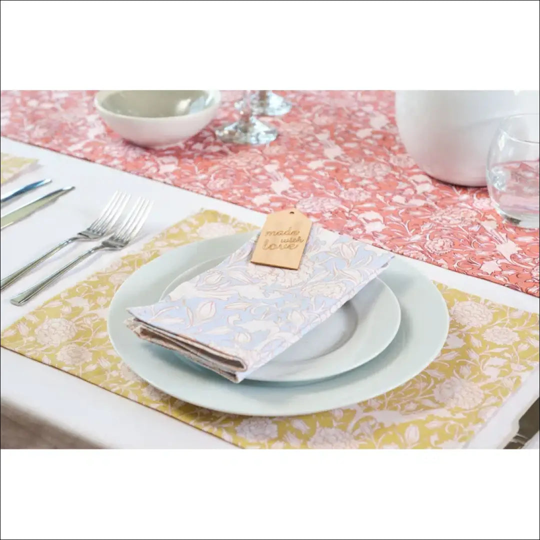 Stalo servetėlė DI9044 - €4 Save 50% __label:Pristatymas 1-2 d.d., color-melyna, color-smelio, material-medvilne,