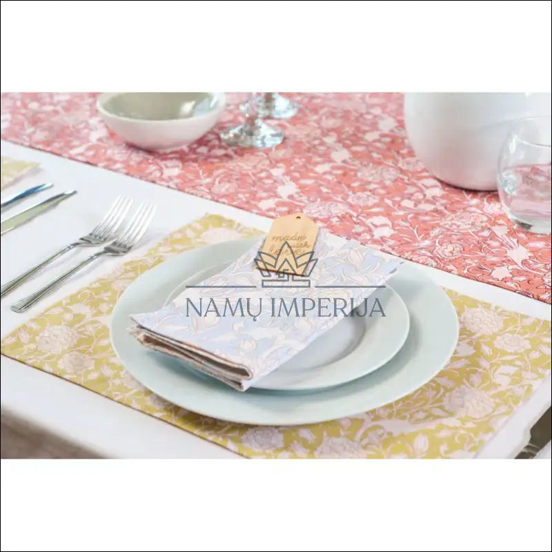 Stalo servetėlė DI9044 - €4 Save 50% __label:Pristatymas 1-2 d.d., color-melyna, color-smelio, material-medvilne,