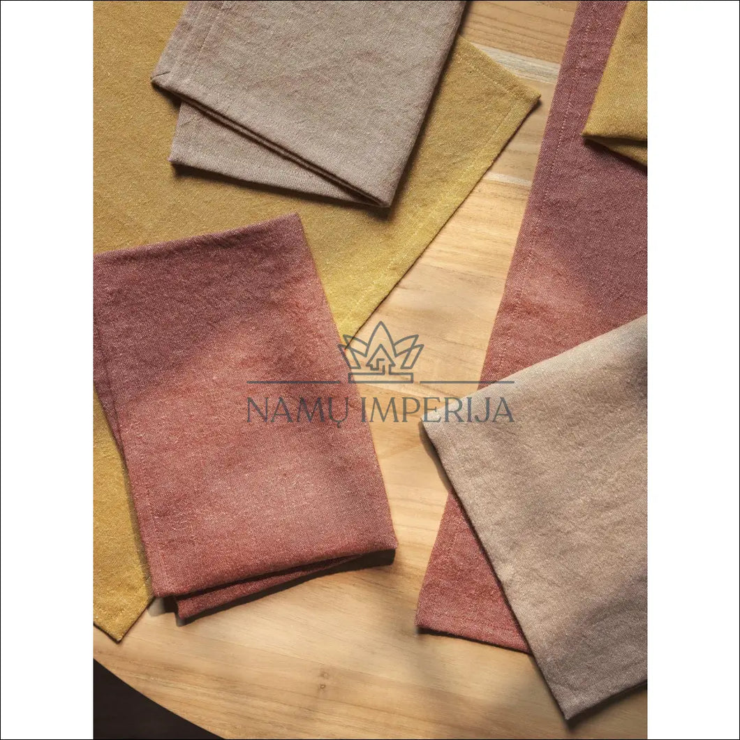 Stalo servetėlių komplektas (2vnt) DI4667 - €7 Save 50% color-rozine, color-ruda, dekoracijos, indai, interjeras