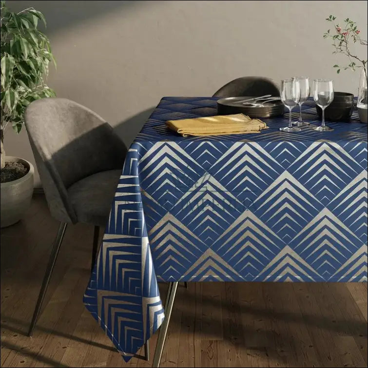 Staltiesė (140x250cm) DI2726 - €10 Save 65% __label:Pristatymas 1-2 d.d., color-melyna, color-sidabrine, interjeras,