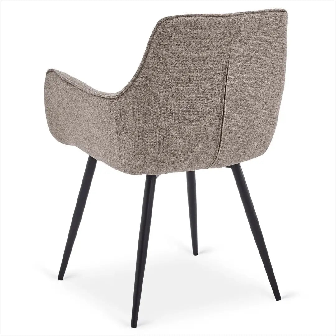 Stalų komplektas 160–200 cm juodas/riešutmedžio spalvos ir 4 rudos kėdės TE2429 - €723 Save 15% __label:Pristatymas