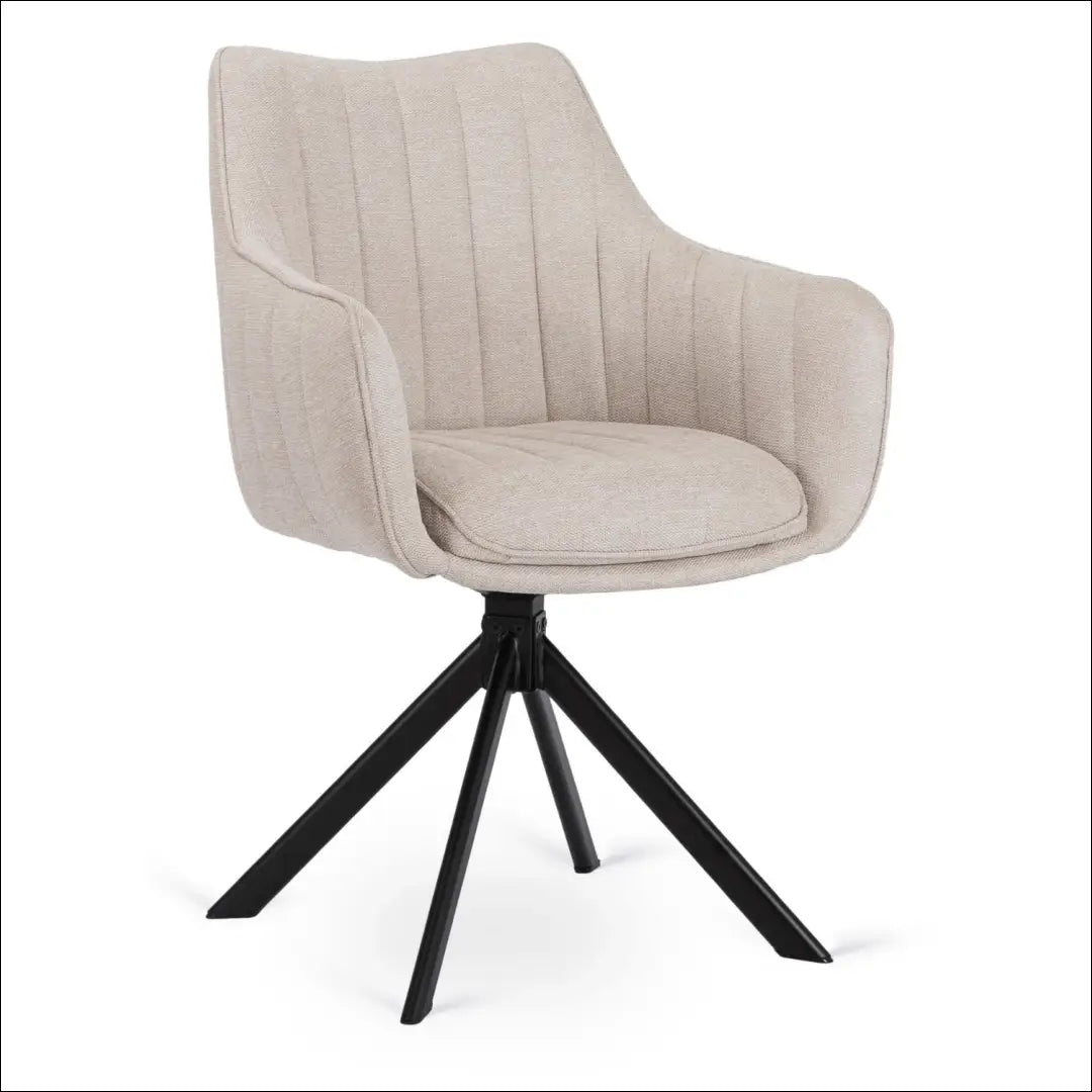 Stalų komplektas 160–240 cm juodas marmuras/juodas ir 4 kreminės spalvos kėdės TE2445 - €990.75 Save 15%