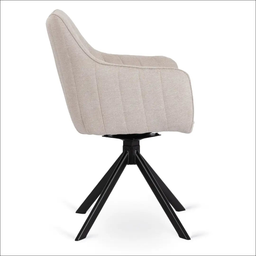 Stalų komplektas 160–240 cm juodas marmuras/juodas ir 4 kreminės spalvos kėdės TE2445 - €990.75 Save 15%
