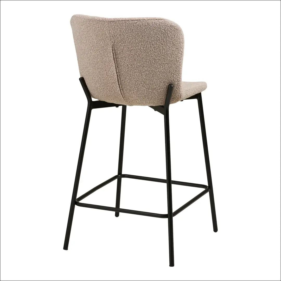 Stalviršis bouclé smėlio spalvos juodos kojos RD097 - €111 Save 15% 100-200, __label:Pristatymas 5-14 d.d., Bar &