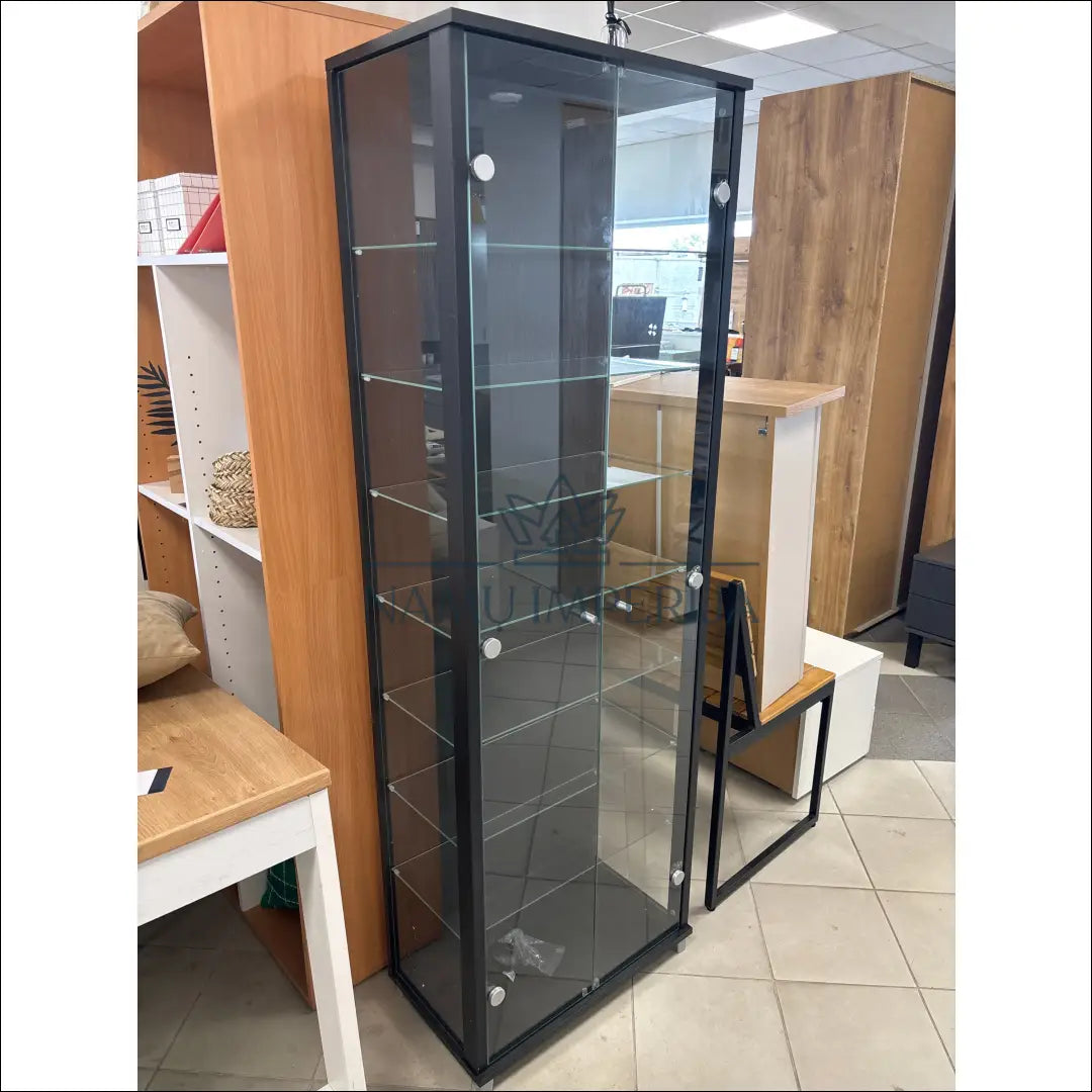 Stiklinė indauja su apšvietimu SI1776 €80 50 100, __label:Pristatymas 1 2 d.d., color juoda, material mediena, stiklas