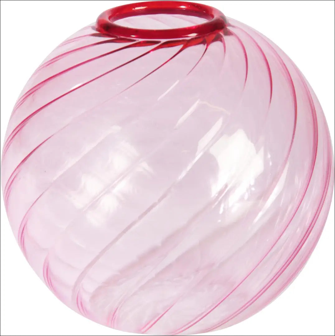 Stiklinė vazelė DI2410 - €6 Save 70% __label:Pristatymas 1-2 d.d., color-rozine, interjeras, material-stiklas, under-25