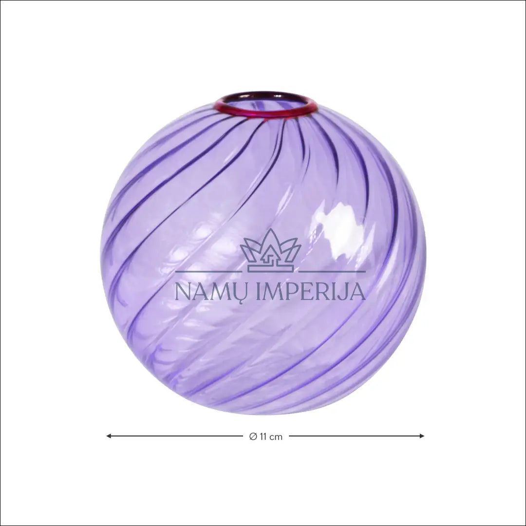 Stiklinė vazelė DI2488 - €7 Save 65% __label:Pristatymas 1-2 d.d., color-violetine, interjeras, material-stiklas,