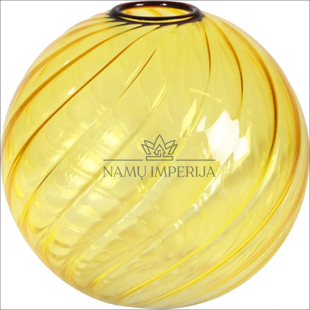 Stiklinė vazelė DI2489 - €8 Save 65% color-geltona, interjeras, material-stiklas, spec, under-25 Geltona DI2410