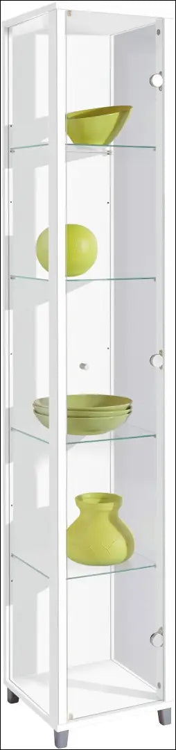 Stiklinė vitrina SI2320 - €120 Save 50% 100-200, __label:Pristatymas 1-2 d.d., color-balta, indaujos, komodos €100