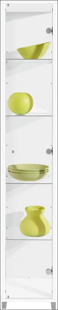 Stiklinė vitrina SI2320 - €120 Save 50% 100-200, __label:Pristatymas 1-2 d.d., color-balta, indaujos, komodos €100