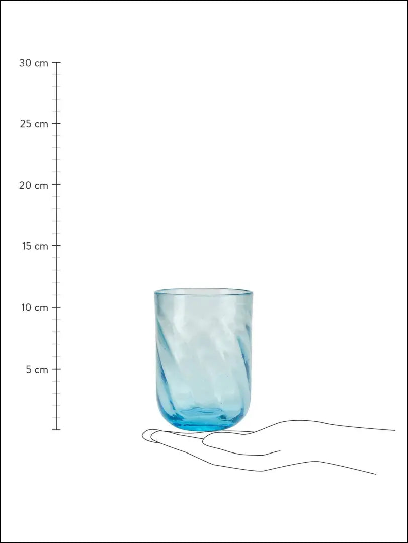 Stiklinių komplektas (4vnt) DI4343 - €10 Save 70% __label:Pristatymas 1-2 d.d., color-melyna, indai, interjeras,