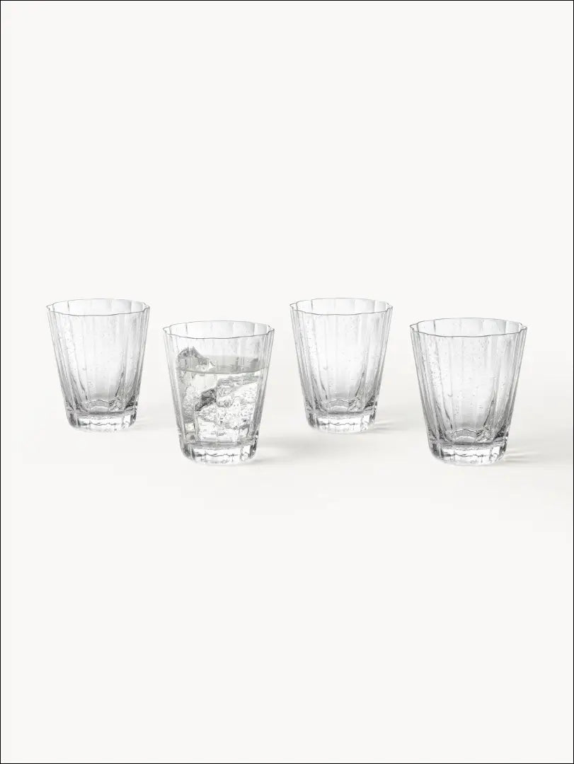Stiklinių komplektas (4vnt) DI4514 - €10 Save 70% __label:Pristatymas 1-2 d.d., indai, interjeras, material-stiklas,