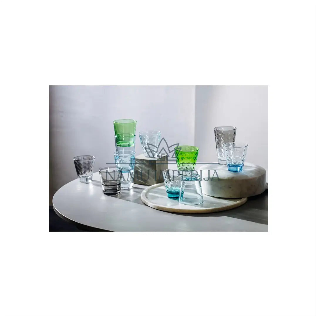 Stiklinių komplektas (6vnt) DI8804 - €13 Save 50% __label:Pristatymas 1-2 d.d., color-melyna, indai, interjeras,