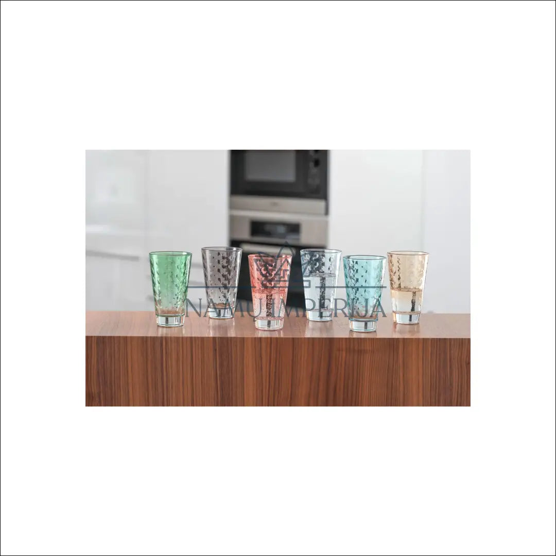 Stiklinių komplektas (6vnt) DI8804 - €13 Save 50% __label:Pristatymas 1-2 d.d., color-melyna, indai, interjeras,