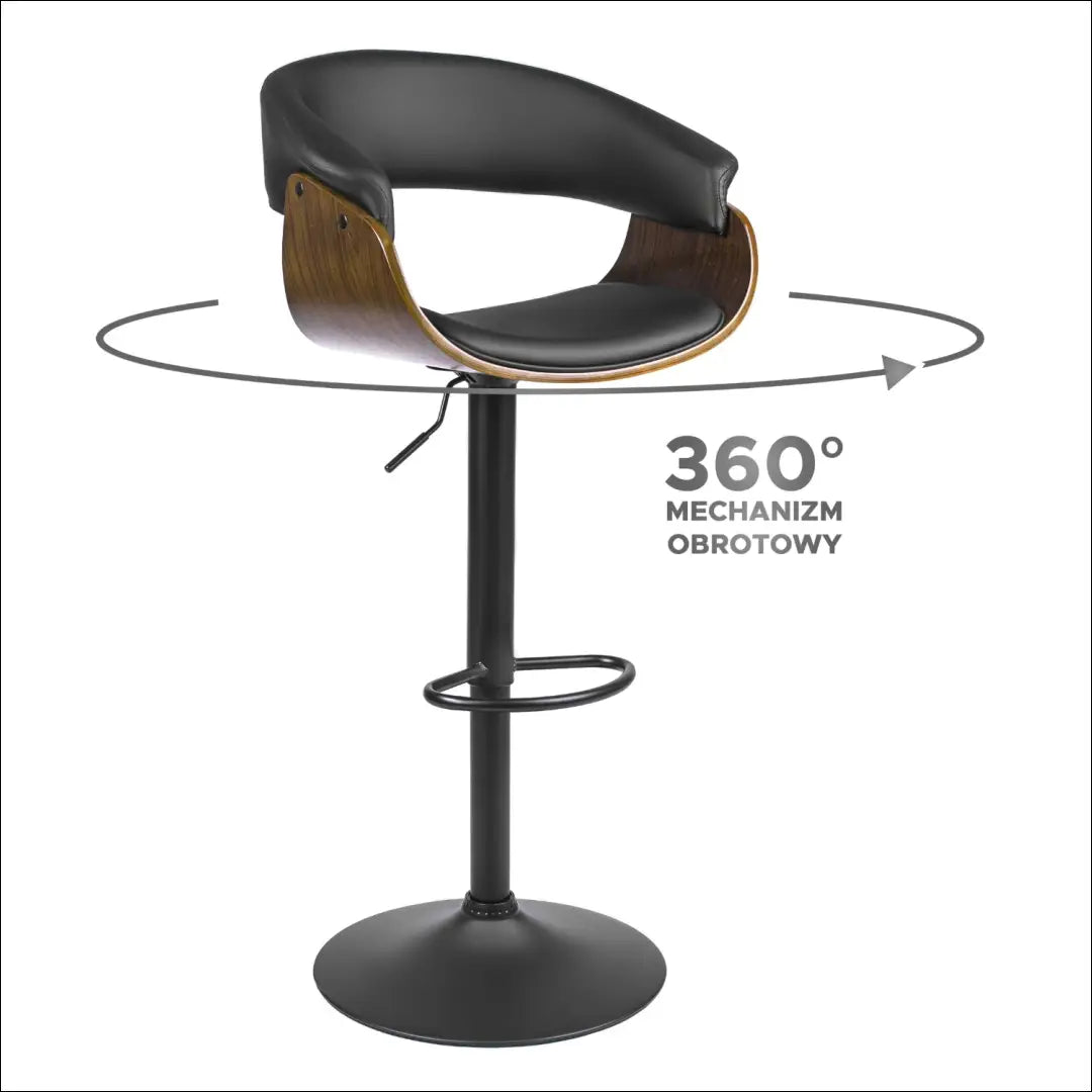 Sukama baro kėdė iš eko odos juodos spalvos TE004 - €142 Save 15% 100-200, __label:Pristatymas 5-14 d.d., elite,