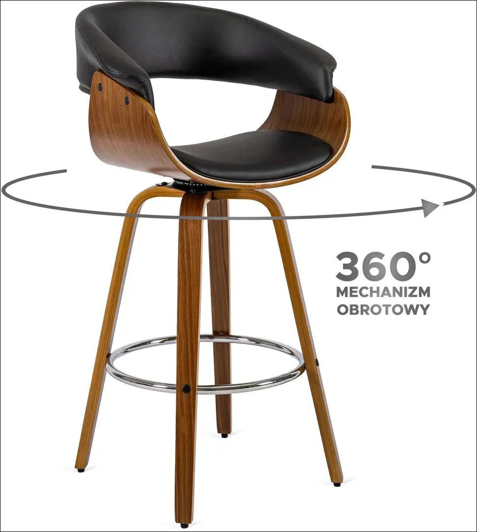 Sukama baro kėdė iš eko odos juodos spalvos TE005 - €154 Save 15% 100-200, __label:Pristatymas 5-14 d.d., elite,