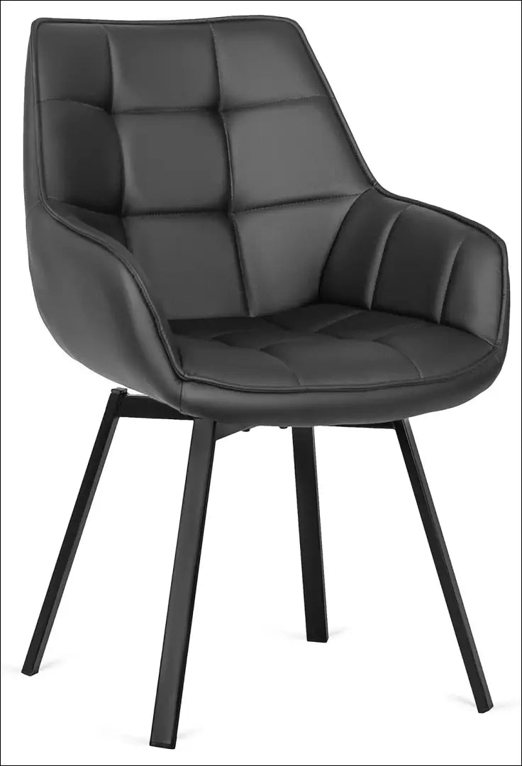 Sukama kėdė iš eko odos juodos spalvos TE102 - €93 Save 15% 50-100, __label:Pristatymas 5-14 d.d., elite, Krzesła,