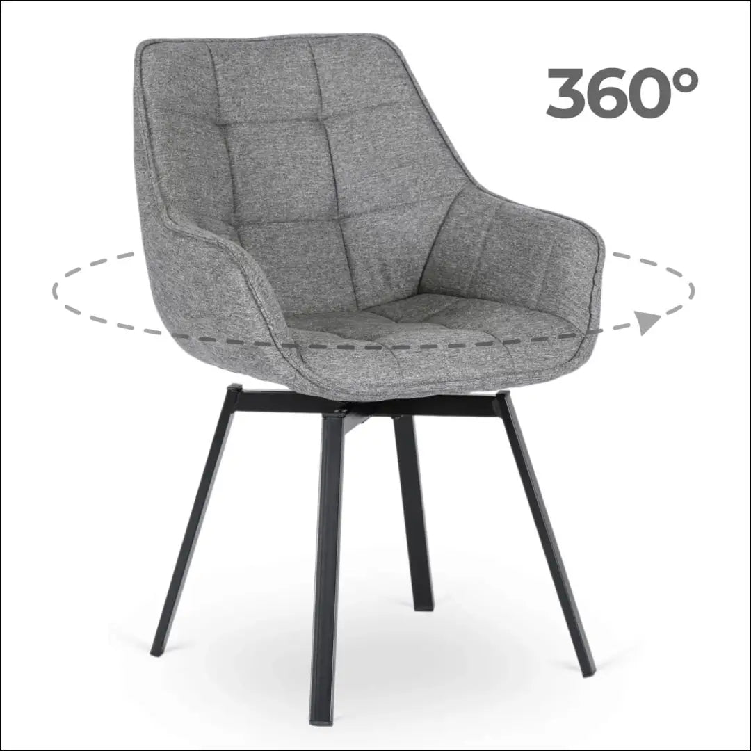 Sukama kėdė su audiniu pilkos spalvos TE547 - €96 Save 15% 50-100, __label:Pristatymas 5-14 d.d., elite, Krzesła,