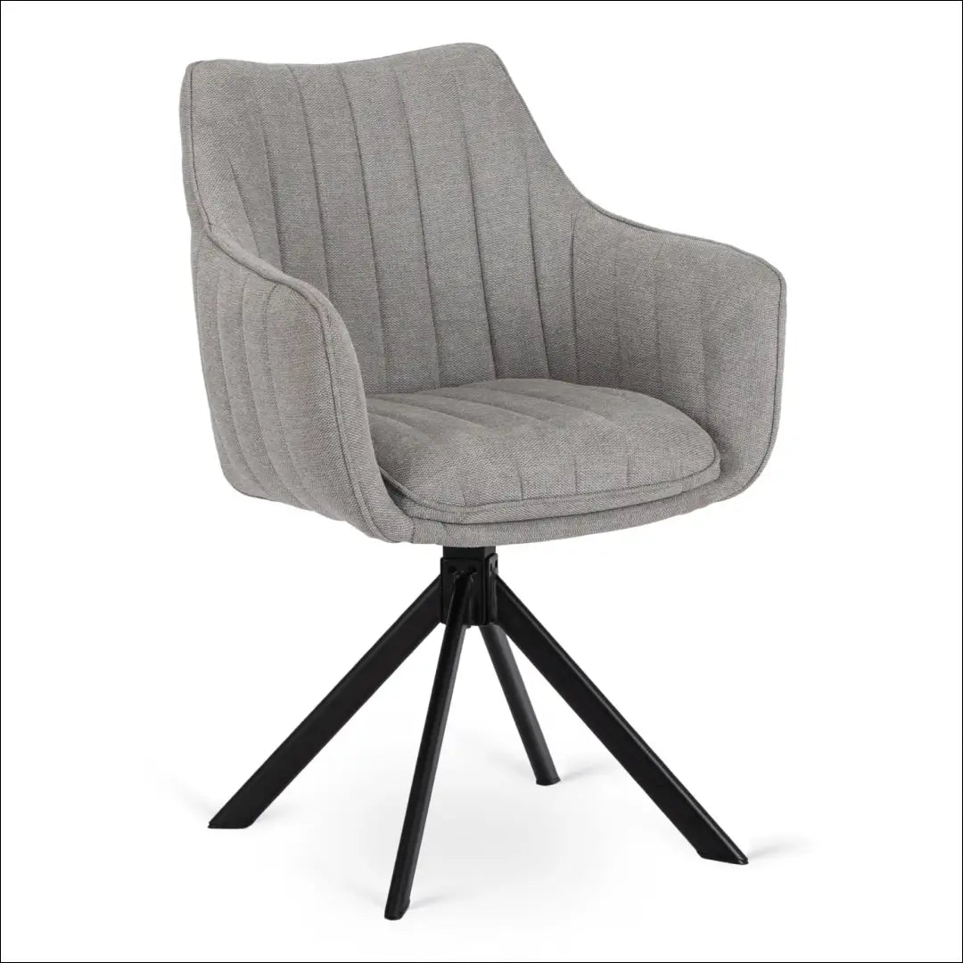 Sukama kėdė su audiniu pilkos spalvos TE807 - €105 Save 15% 100-200, __label:Pristatymas 5-14 d.d., elite, Krzesła,