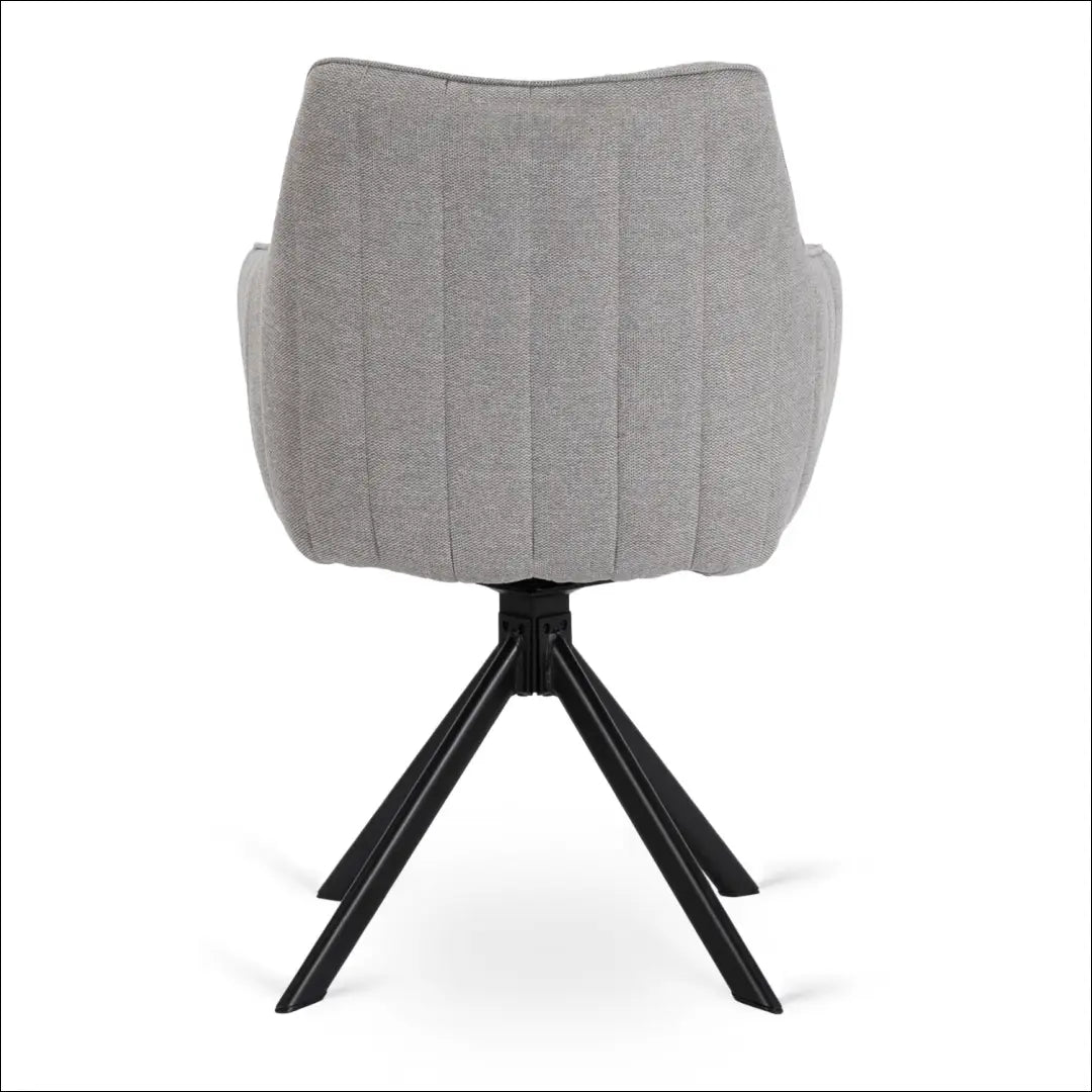 Sukama kėdė su audiniu pilkos spalvos TE807 - €105 Save 15% 100-200, __label:Pristatymas 5-14 d.d., elite, Krzesła,