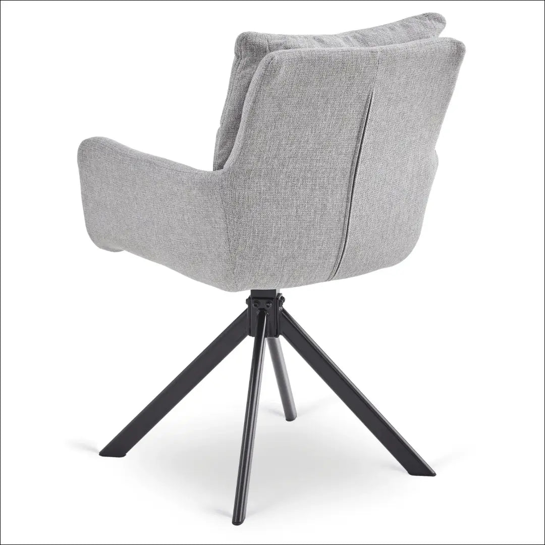 Sukama kėdė su audiniu pilkos spalvos TE811 - €100 Save 15% 100-200, __label:Pristatymas 5-14 d.d., elite, Krzesła,