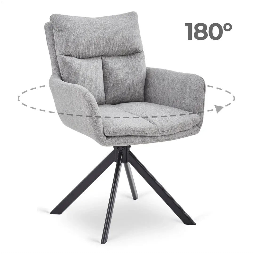 Sukama kėdė su audiniu pilkos spalvos TE811 - €100 Save 15% 100-200, __label:Pristatymas 5-14 d.d., elite, Krzesła,