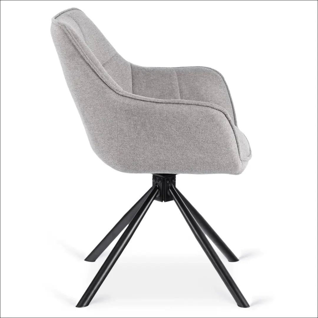 Sukama kėdė su audiniu pilkos spalvos TE995 - €112 Save 15% 100-200, __label:Pristatymas 5-14 d.d., elite, Krzesła,