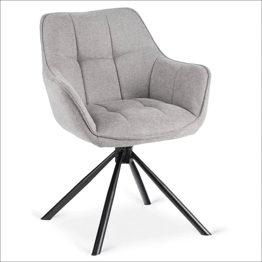 Sukama kėdė su audiniu pilkos spalvos TE995 - €112 Save 15% 100-200, __label:Pristatymas 5-14 d.d., elite, Krzesła,